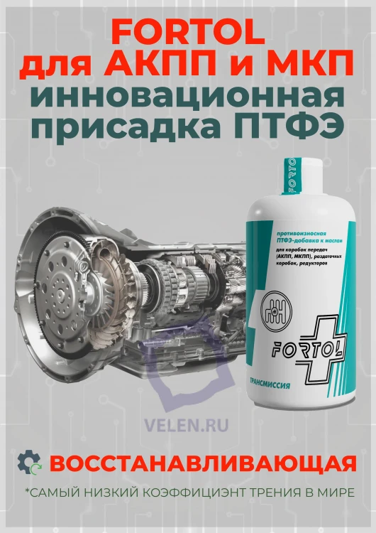 Антифрикционная присадка для АКПП и МКПП на основе ПТФЭ Fortol TR