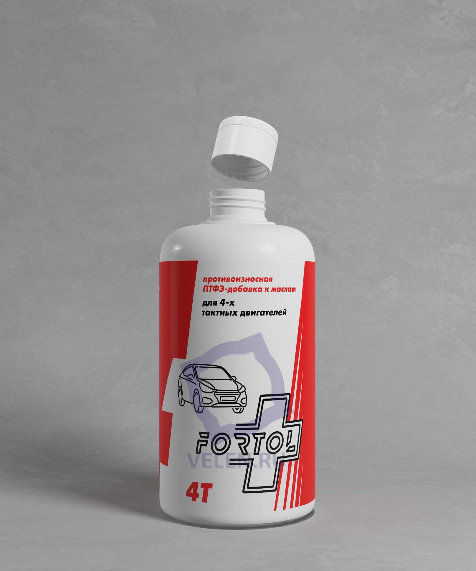 Антифрикционная присадка в двигатель на основе ПТФЭ Fortol 4T