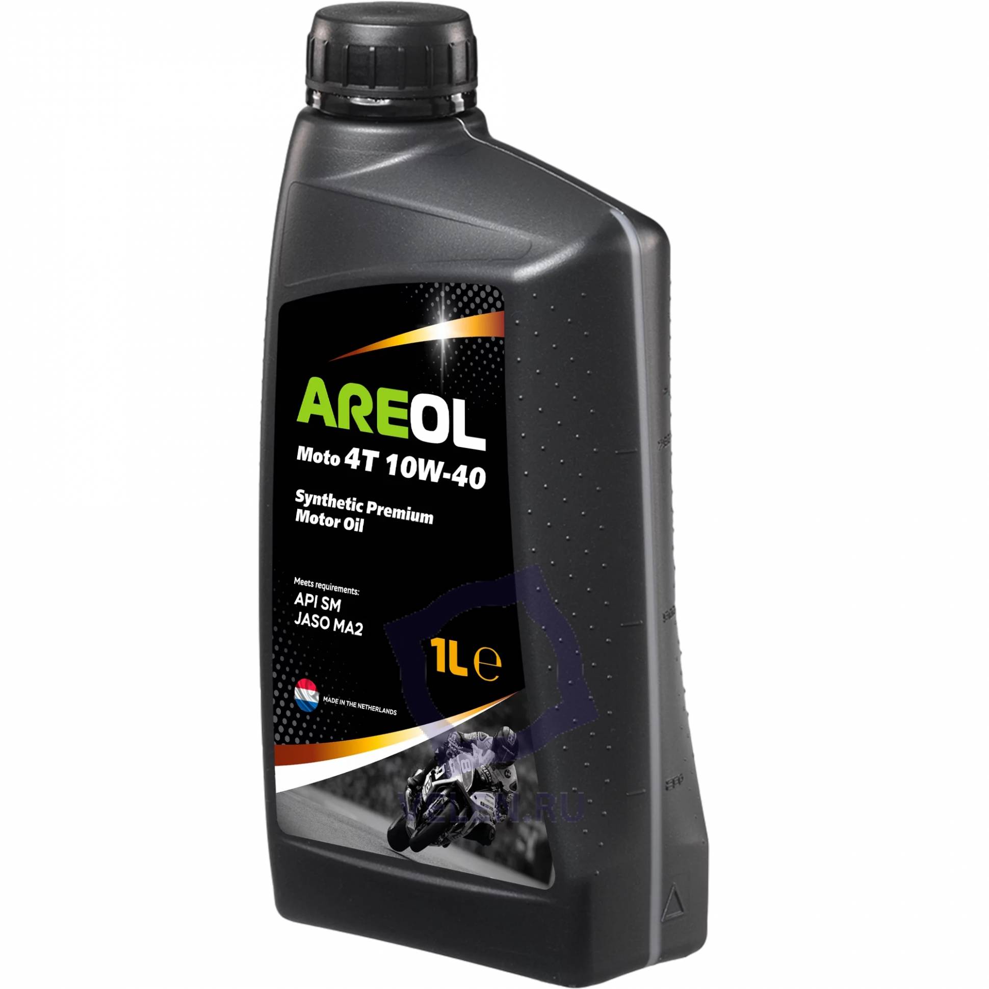 Масло для мотоцикла синтетическое 10w-40 4T Areol 1л