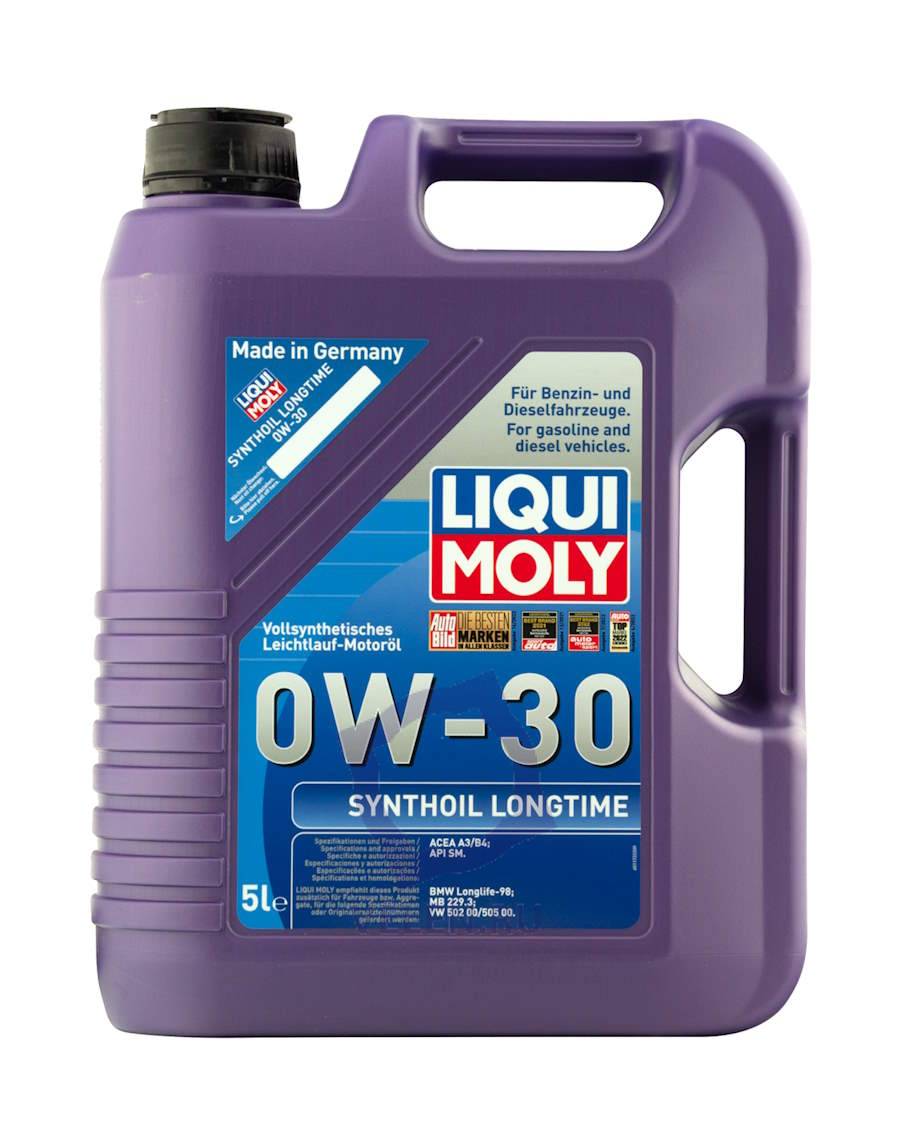 Моторное масло синтетическое LIQUI MOLY Synthoil Longtime 0W-30 5л