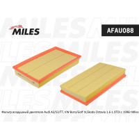 Фильтр воздушный двигателя Miles afau088 для Audi A3/S3/TT, VW Bora/Golf IV,Skoda Octavia 1.6-1.9TDi с 1996г