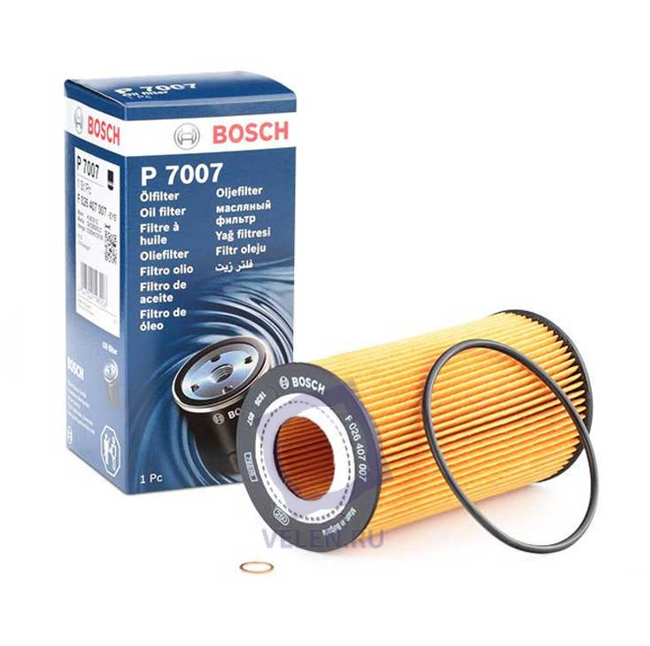 Фильтр масляный Bosch F026407007 для Audi A4/A6/A6, VW Phaeton 3.7/4.2 V8 02> купить