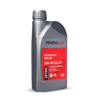 Масло моторное синтетическое Metaco oil OPTIMA 5W-40 SL/CF 1L