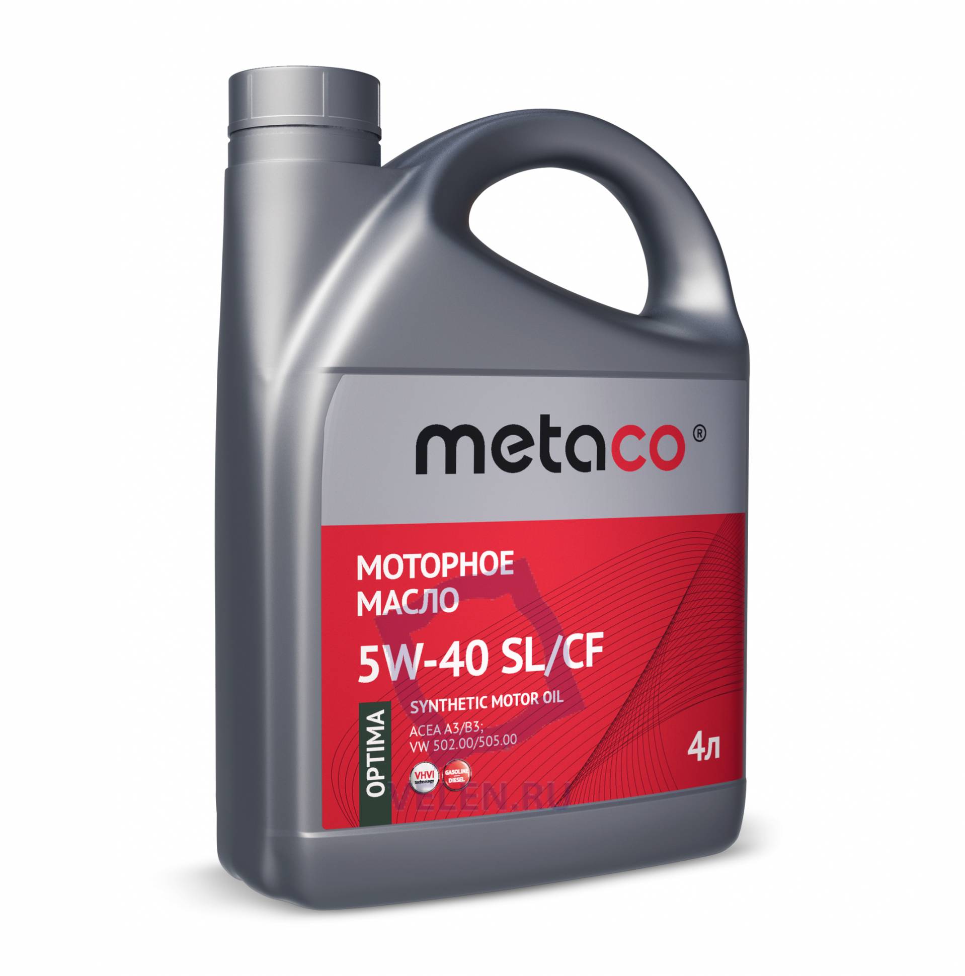 Масло моторное синтетическое Metaco oil OPTIMA 5W-40 SL/CF 4L