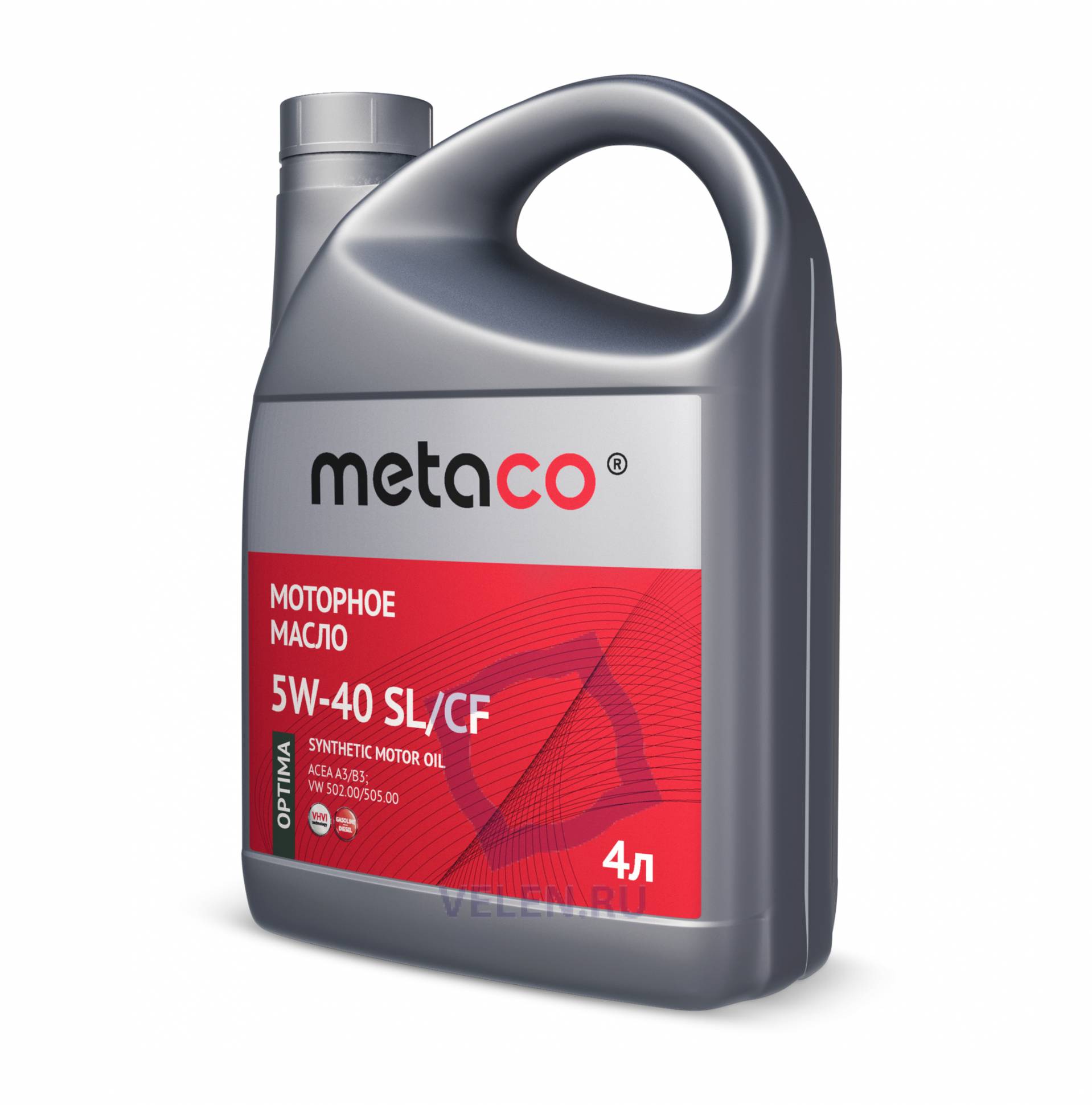 Масло моторное синтетическое Metaco oil OPTIMA 5W-40 SL/CF 4L