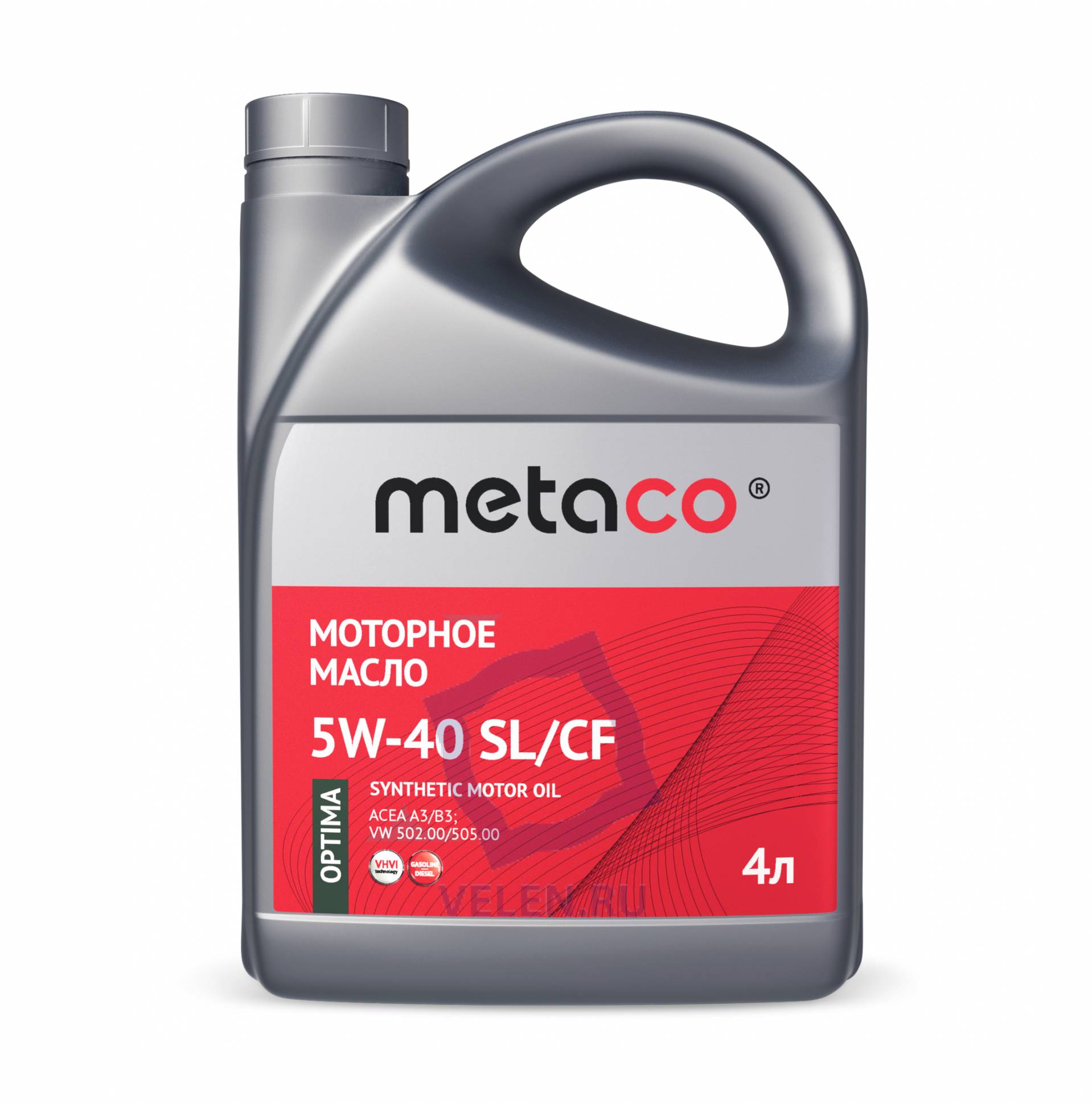 Масло моторное синтетическое Metaco oil OPTIMA 5W-40 SL/CF 4L